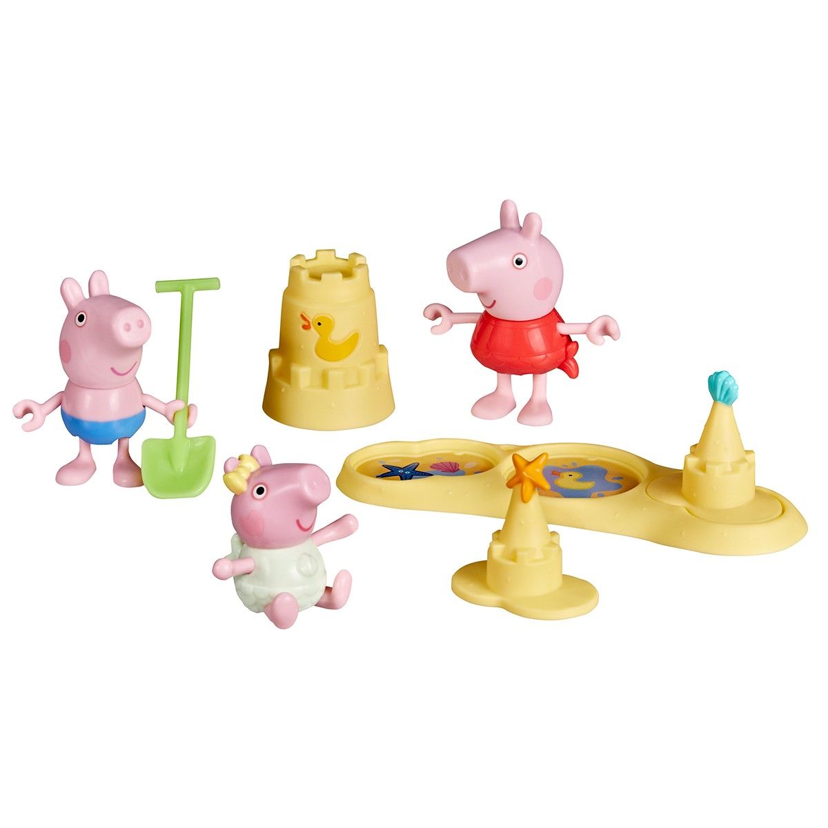 Игровой набор Peppa Figurines – Три маленькие свинки на пляже  фото 2