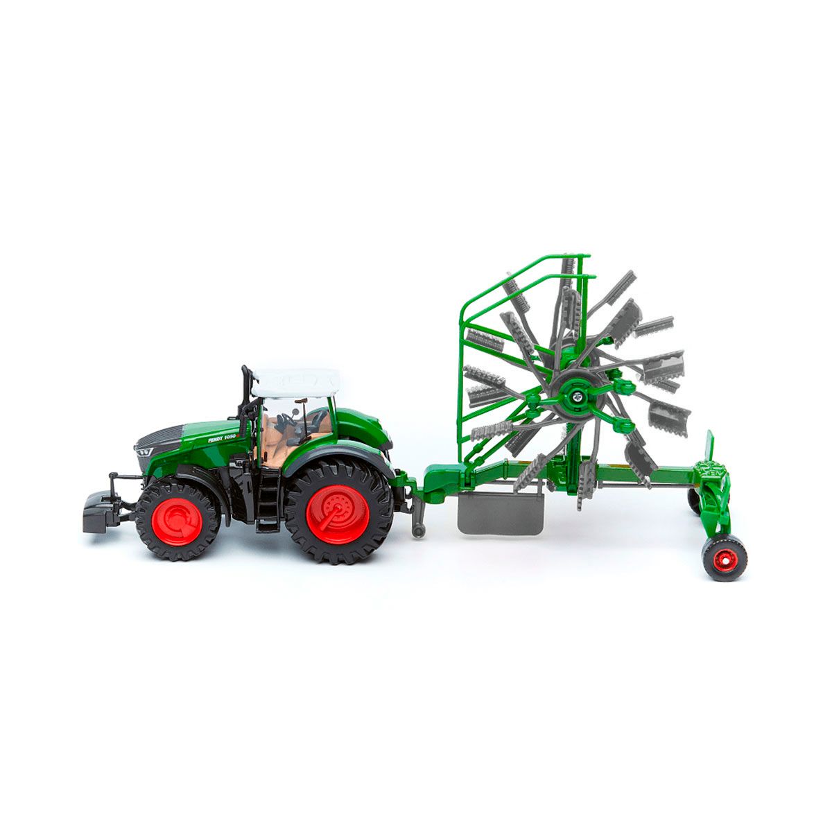Модель - Трактор Fendt 1050 Vario c роторными валковыми граблями  фото 2
