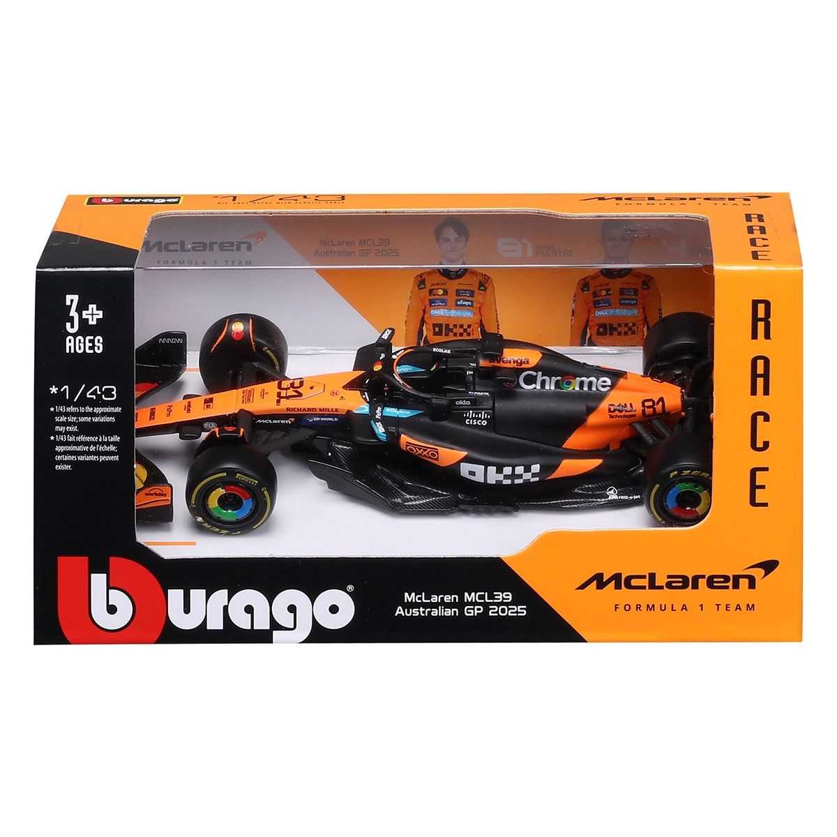 Автомодель - McLaren F1 MCL39 (2025) (1:43)  фото 2