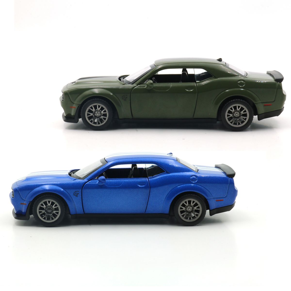 Автомодель - Dodge Challenger SRT Jailbreak 2022 (синий, зеленый)  фото 2