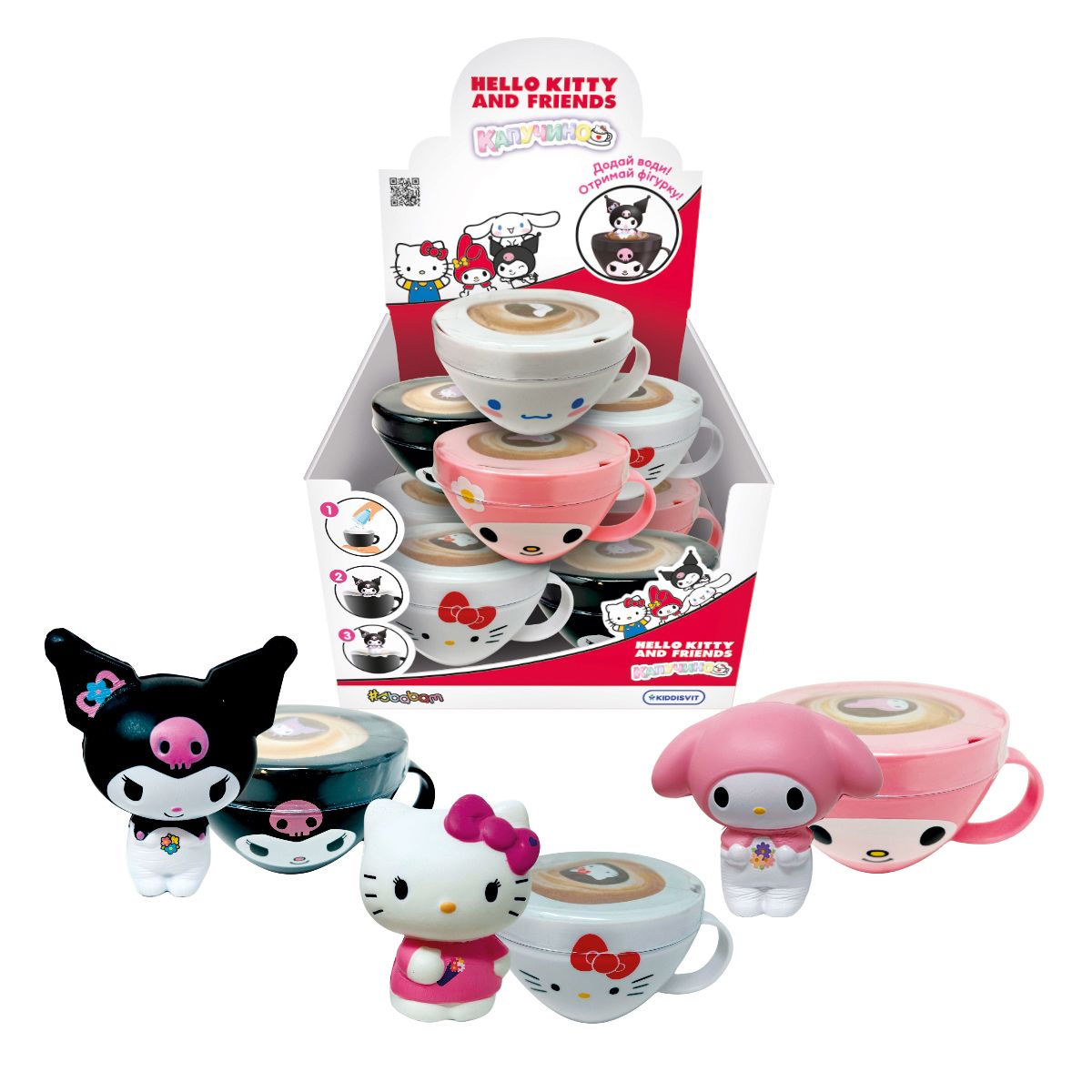 Колекційна фігурка-сюрприз Hello Kitty та друзі S2 – Капучино  фото 2