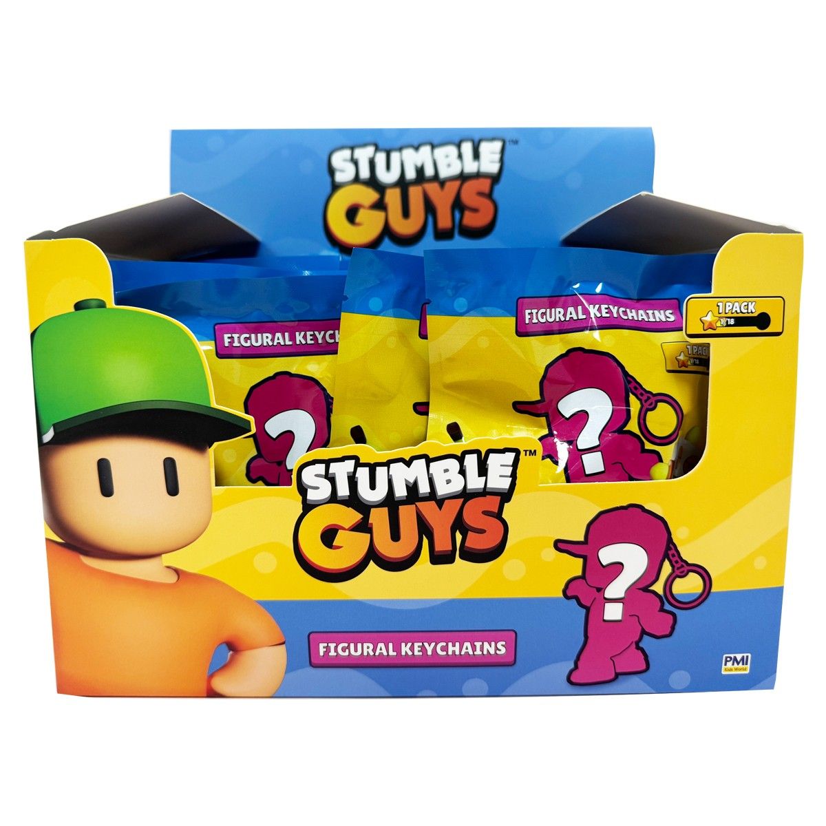 Коллекционная фигурка-брелок Stumble Guys W2 (в диспл. )  фото 2