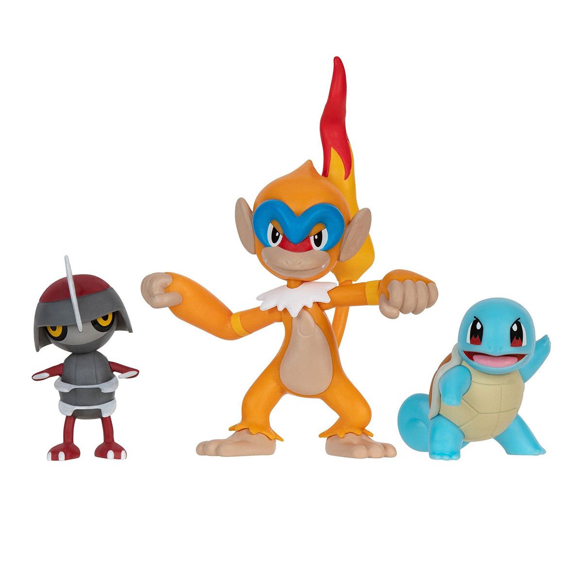 Набір ігрових фігурок Pokemon W18 - Поньярд, Сквіртл, Монферно  фото 2