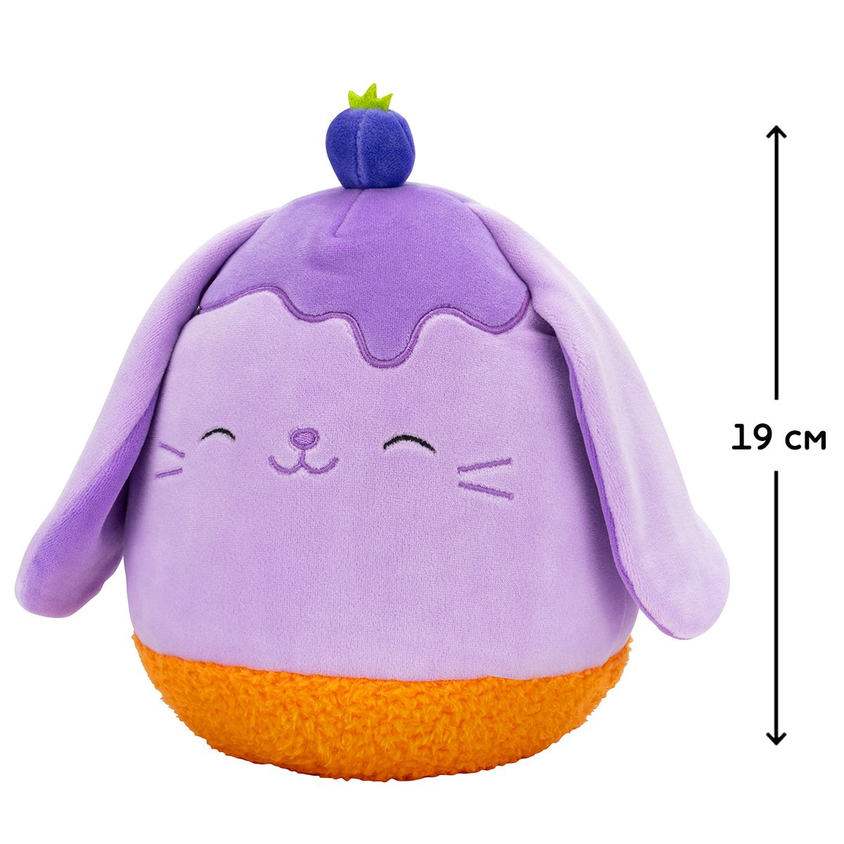 М'яка іграшка Squishmallows - Чорничний кролик (19 cm)  фото 2