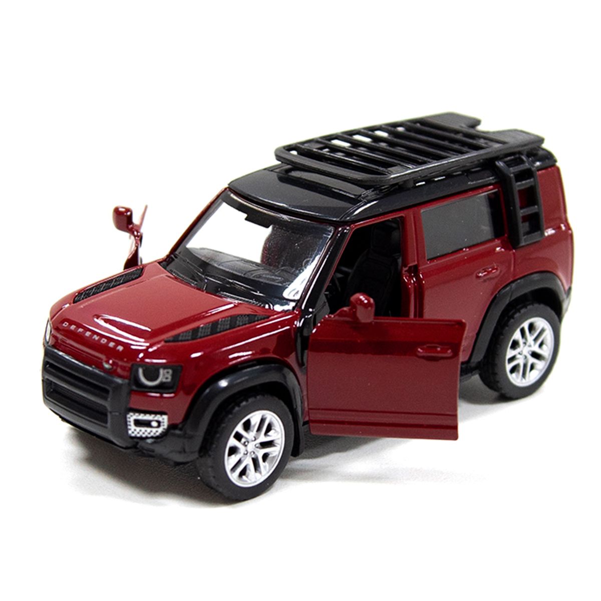 Автомодель - LAND ROVER DEFENDER 110 (червоний)  фото 2