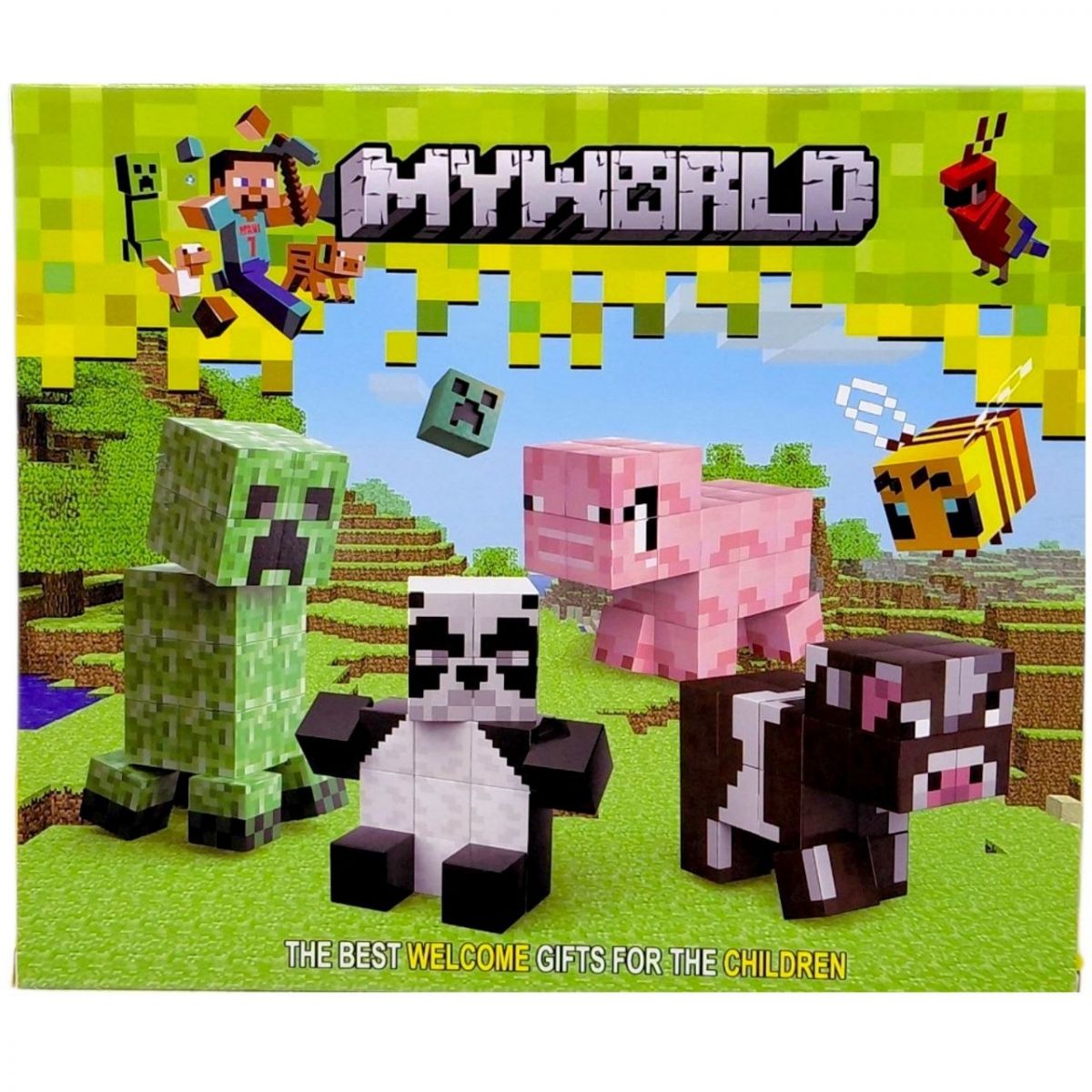 Магнітний конструктор "Майнкрафт/Minecraft: Корова"  фото 2