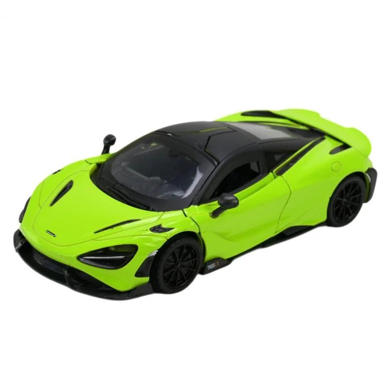 Машина металлическая АВТОПРОМ 1:31 McLaren 765 LT на батарейках с звуком, светом  фото 2