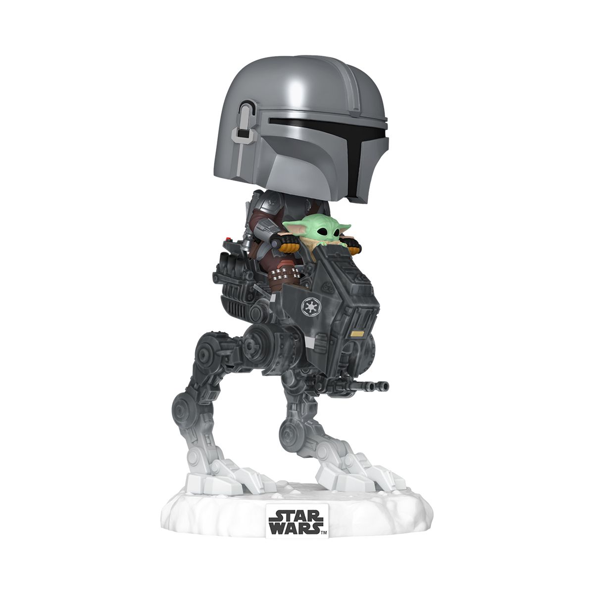 Игровая фигурка Funko POP! Rides серии Мандалорец и Грогу - Мандо с Грогу на вездеходе  фото 2