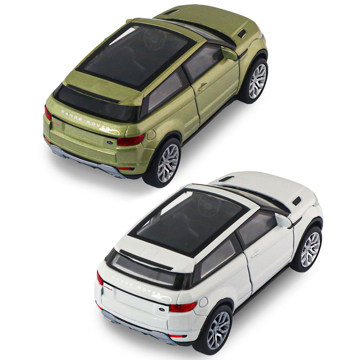Автомодель - Land Rover Range Rover Evoque (белый, зеленый)  фото 2