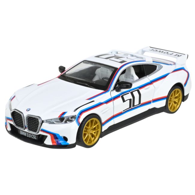 Машина металева АВТОПРОМ 1:34 "BMW 3. 0 CSL" на батарейках зі звуком, світлом  фото 2