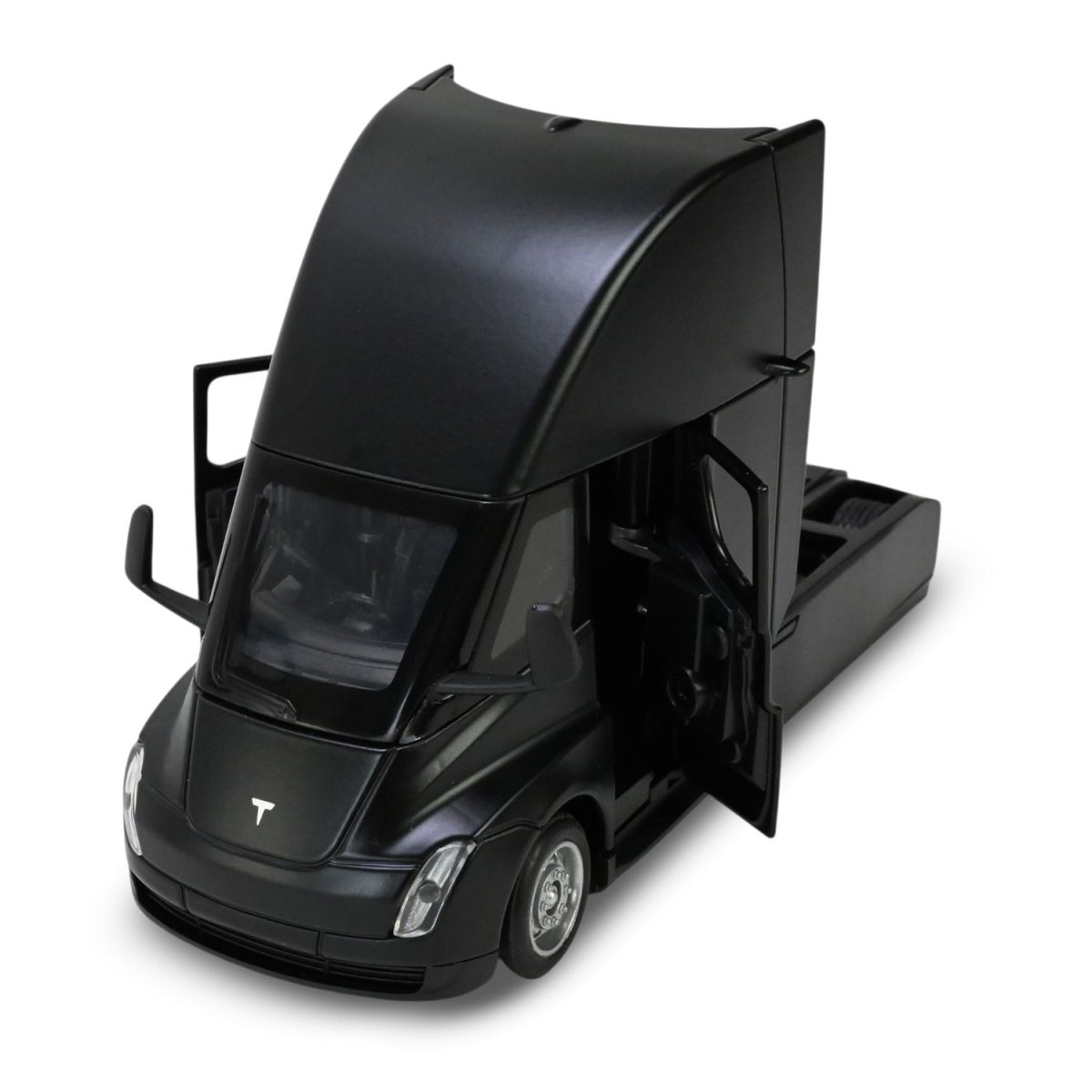 МАШИНА МЕТАЛЕВА "АВТОПРОМ" 1:32 TESLA SEMI TRUCK HEAD (ЧОРНИЙ)  фото 2