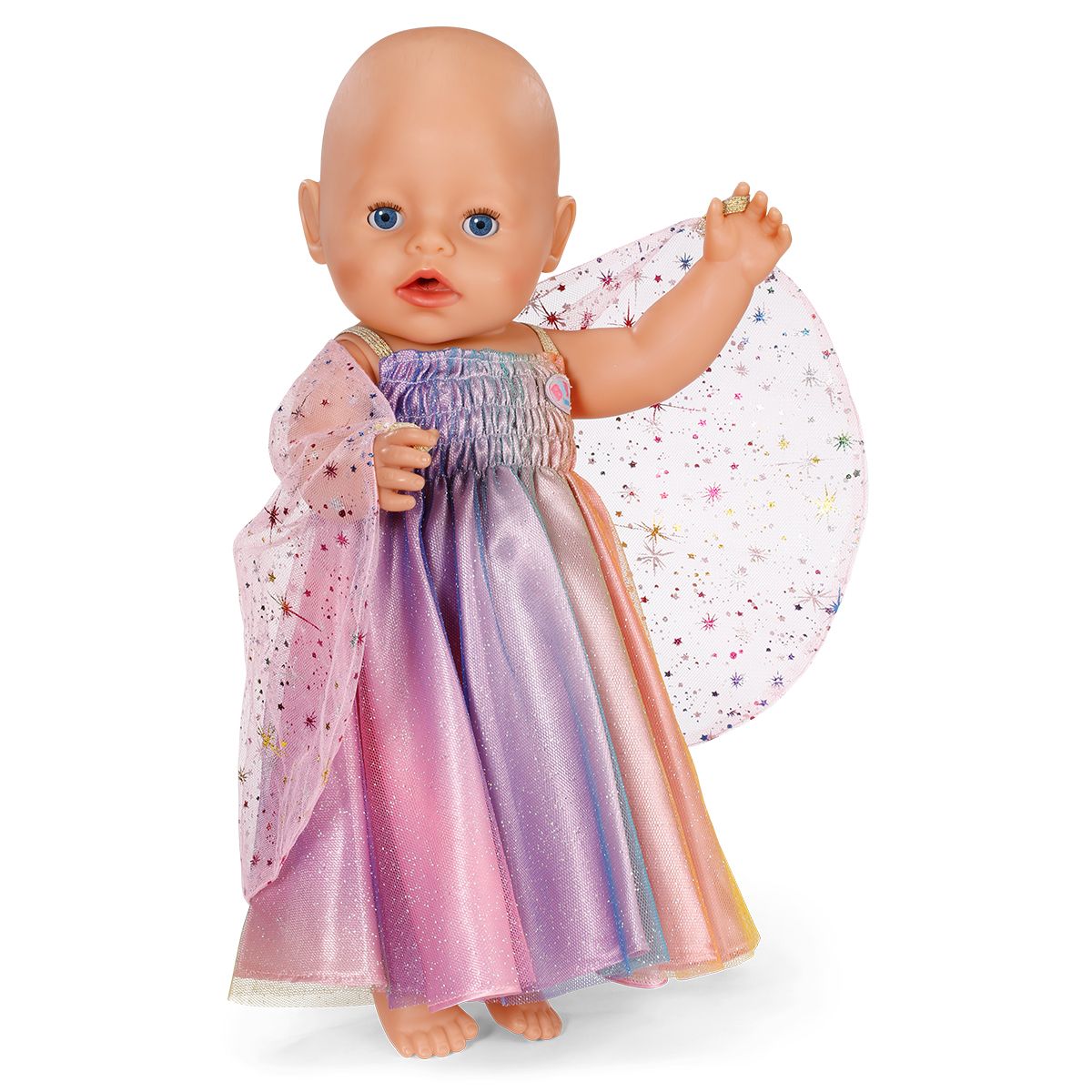 Одежда для куклы Baby Born - Платье Радуга  фото 2
