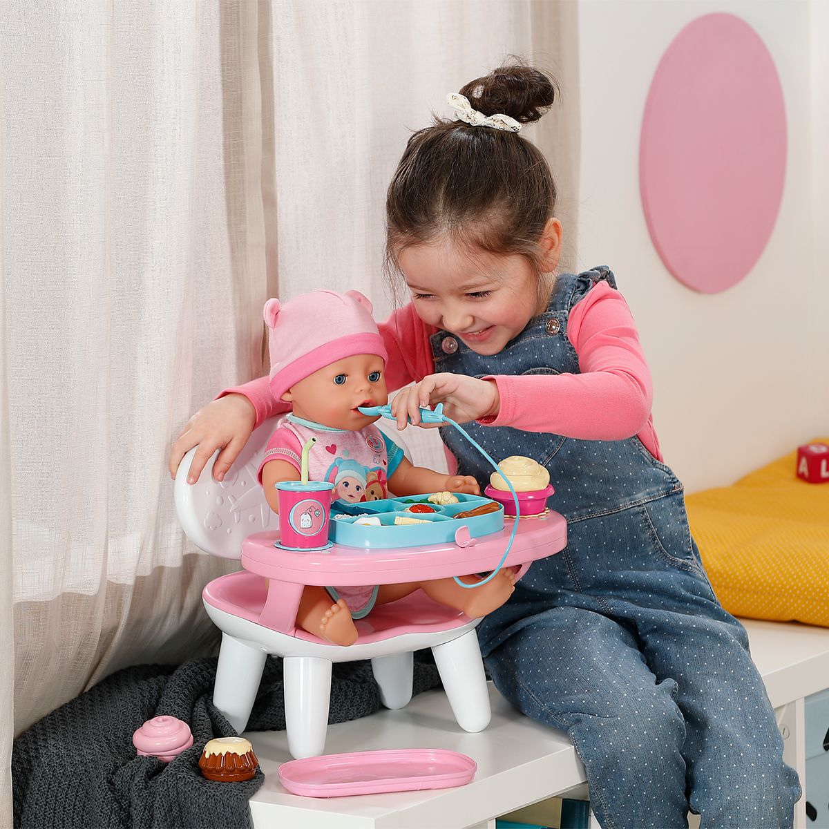 Интерактивный столик для кормления куклы Baby Born – Время обеда (свет, звук)  фото 2