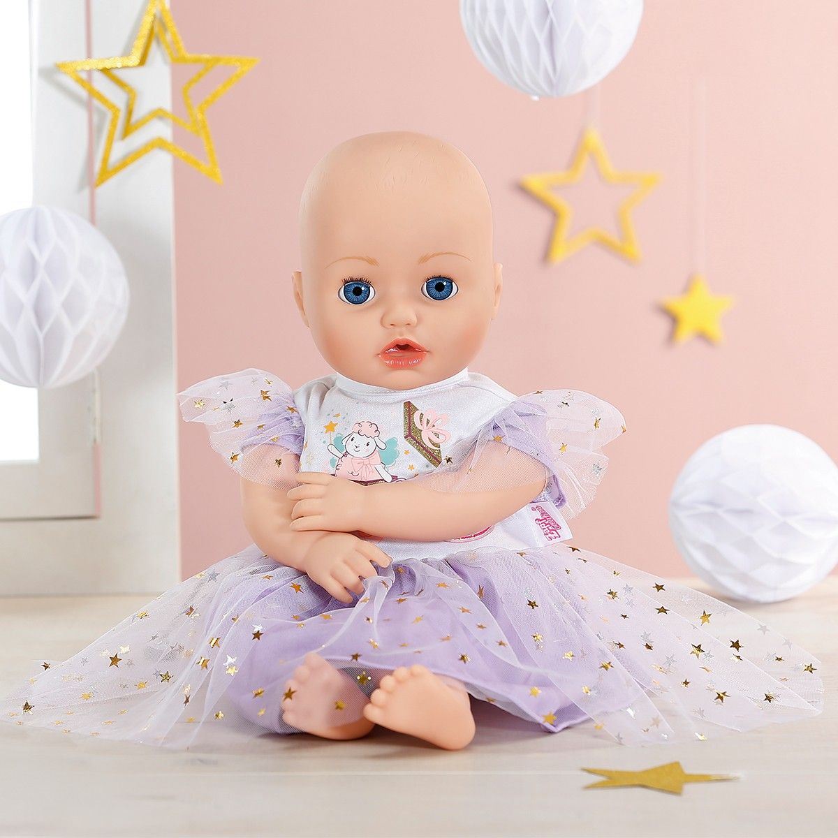 Одежда для куклы Baby Annabell - Сиреневое платье  фото 2