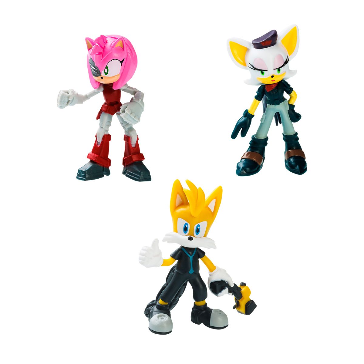Набір ігрових фігурок Sonic Prime – Ребел Руж, Тейлз, Расті Роуз  фото 2