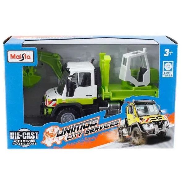 Машинка іграшкова "City Services- Маніпулятор Unimog" (САЛАТОВИЙ) 17х10,5х7 см  фото 2