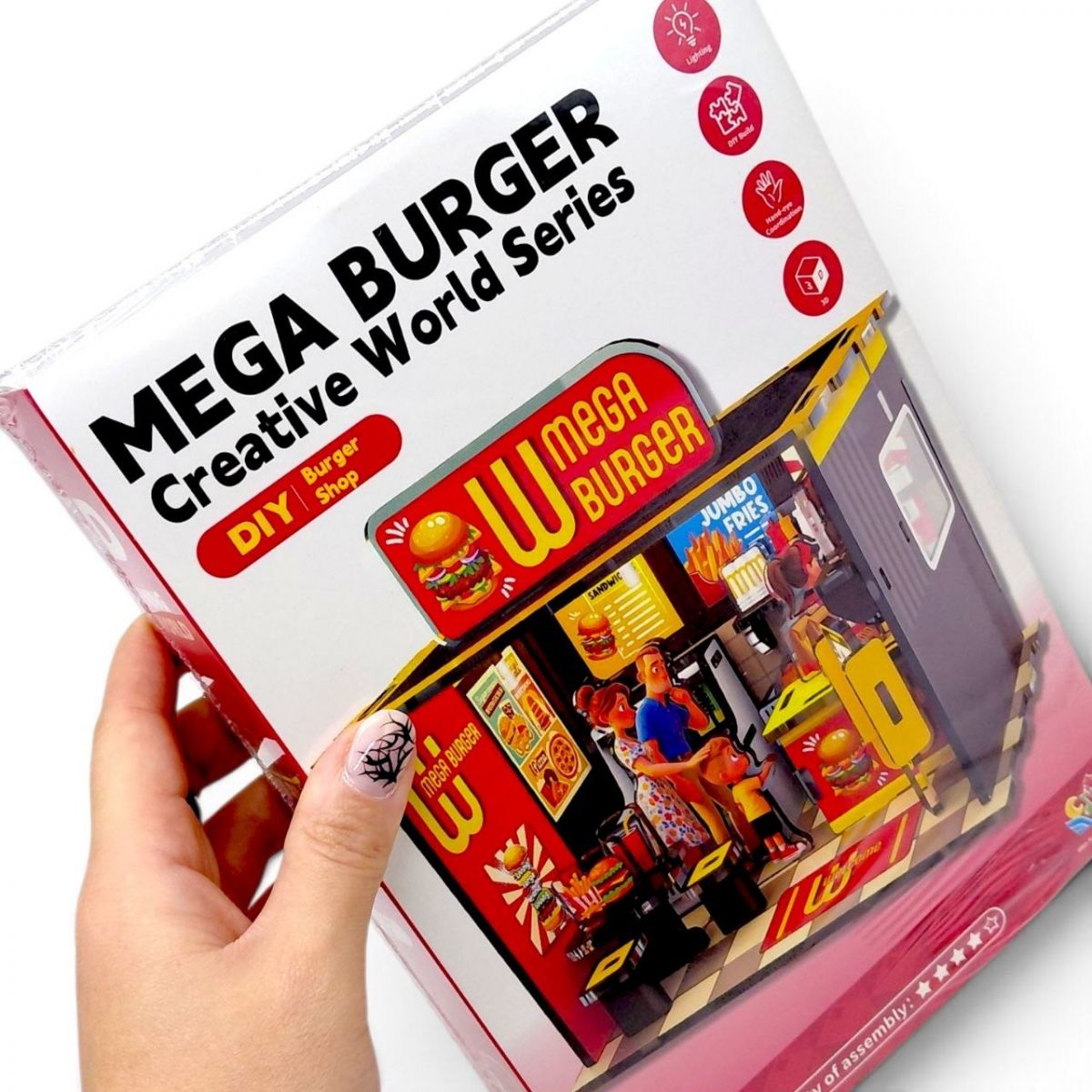 3D РУМБОКС "MEGA BURGER" (52 ДЕТ)  фото 2