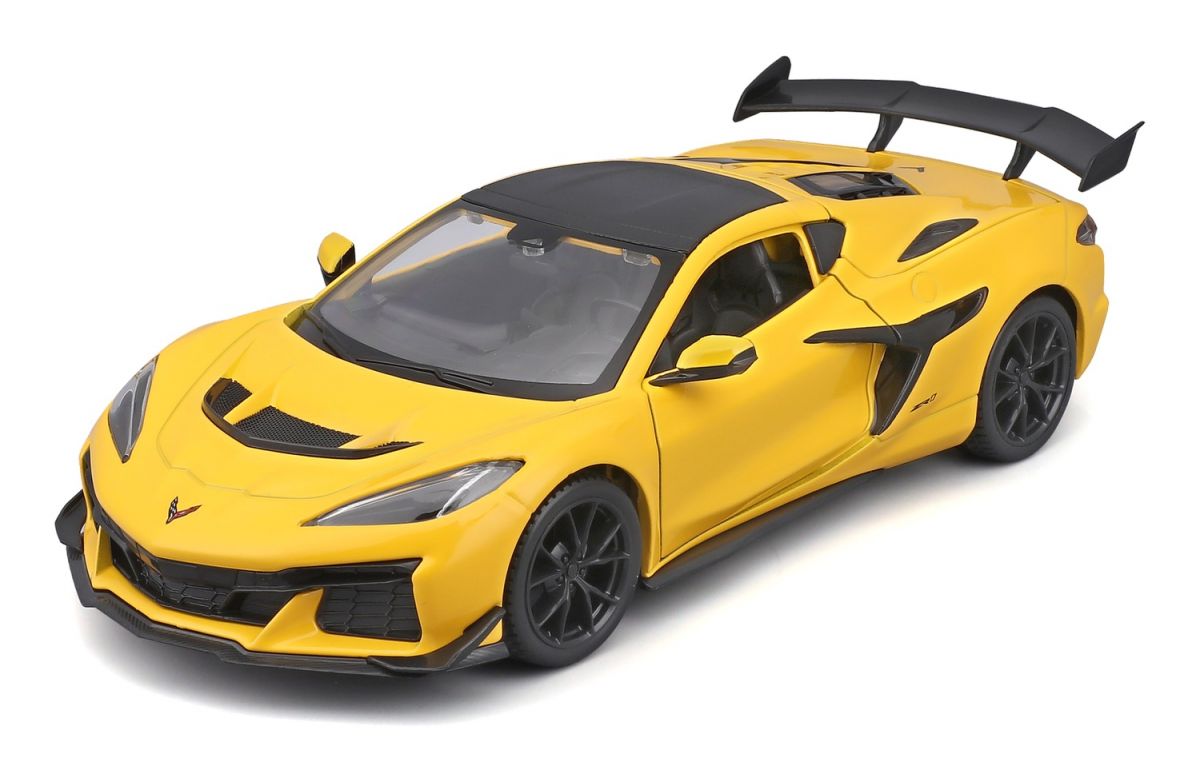Машинка іграшкова 2025 Corvette ZR1 Coupe, масштаб 1:24 жовтий  фото 2