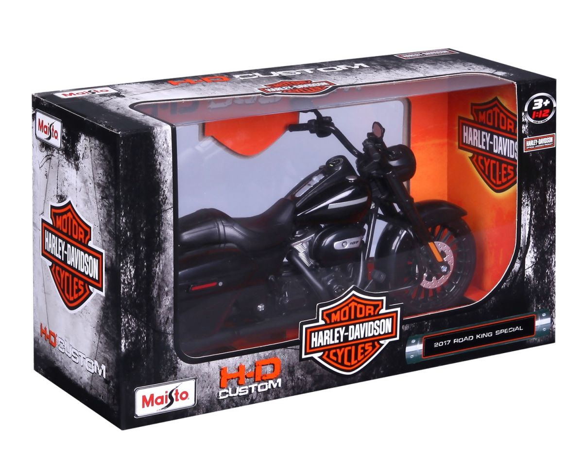 Мотоцикл іграшковий Harley-Davidson Motorcycles With Stand, масштаб 1:12, в асортименті  фото 2