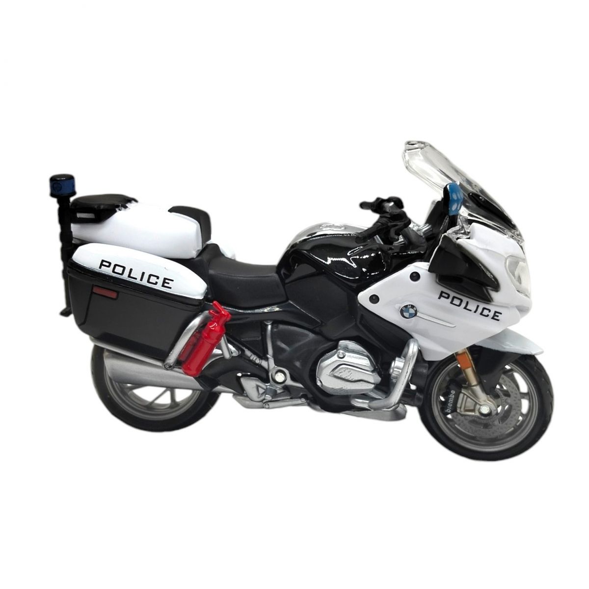 Мотоцикл іграшковий Authority Police, масштаб 1:18 BMW R 1200 RT (ЧОРНО-БІЛИЙ)  фото 2