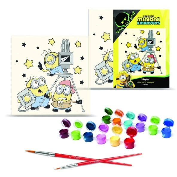 Картина по номерах для дітей UN "Minions: Зйомки фільму" 25х25см  фото 2
