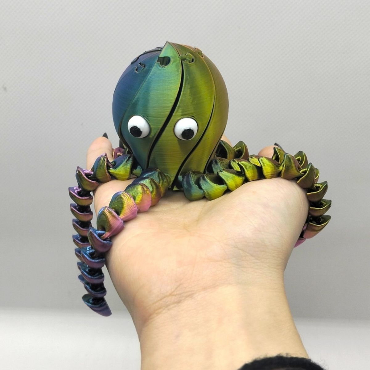 3D іграшка Восьминіг Twist Fidget (ГРАДІЄНТ ФІОЛЕТОВИЙ)  фото 2