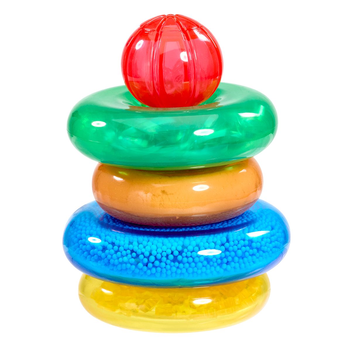 Сенсорний конструктор JELLY BLOX серії "Lilʼ Jellies" - ПІРАМІДКА-КОЛЬОРИНКА  фото 2