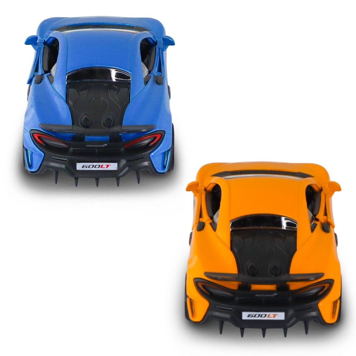 Автомодель – McLaren 600LT (синий, оранжевый)  фото 2