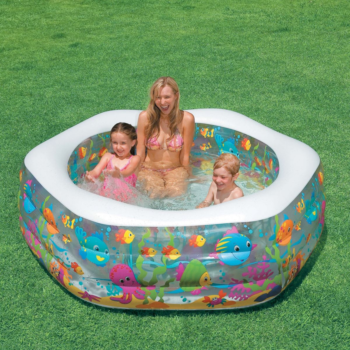 Надувний дитячий басейн "Акваріум" (178 х 191 см)