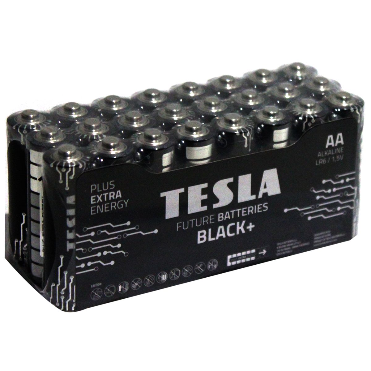 Первинні елементи та первинні батареї TESLA BATTERIES AA BLACK+ 24 MULTIPACK ( LR06 / SHRINK 24 шт. )