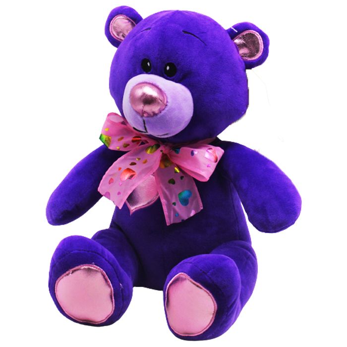 М'яка іграшка "Ведмедик Бумі", фіолетовий