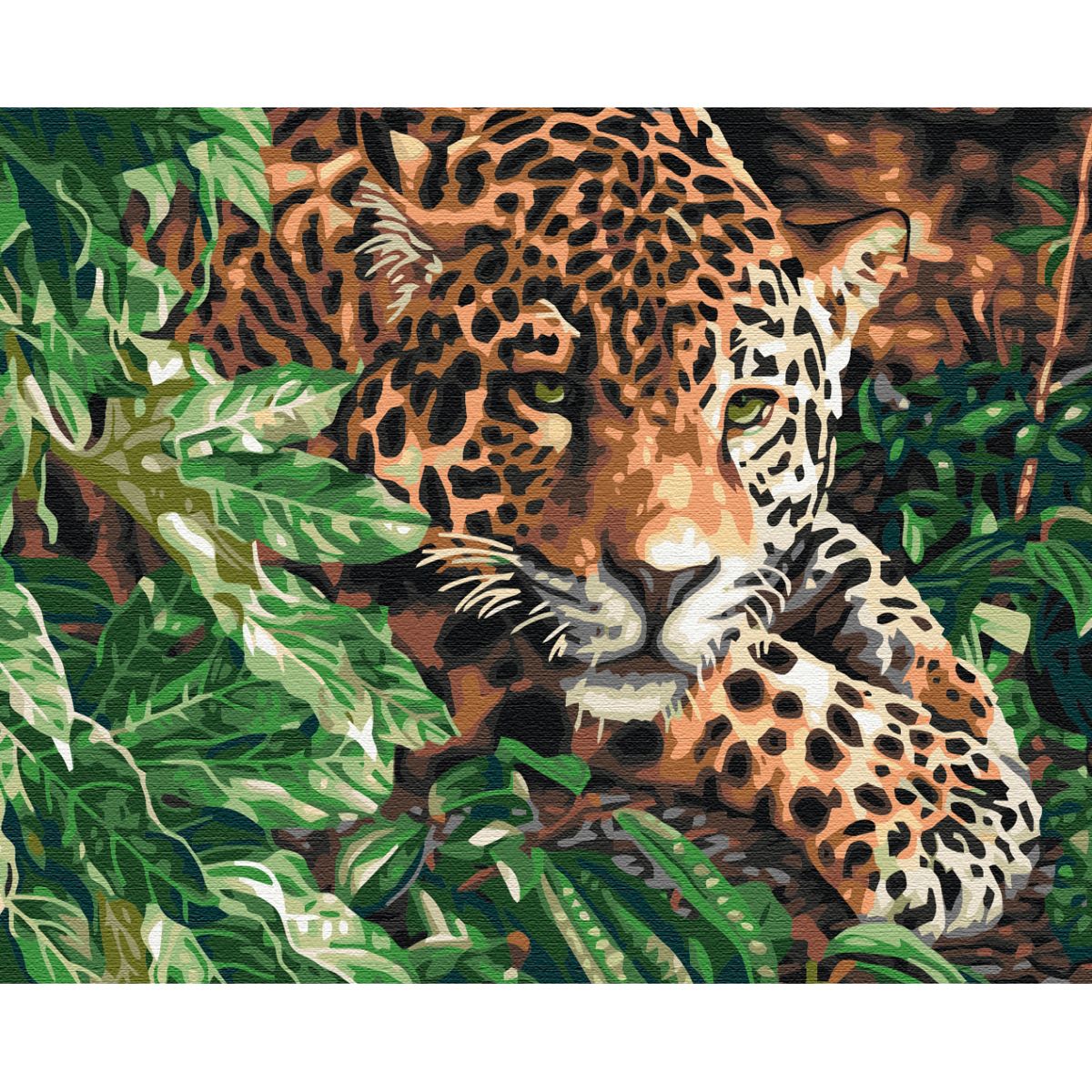 Картина за номерами "Леопард зі смарагдовими очима" ★★★