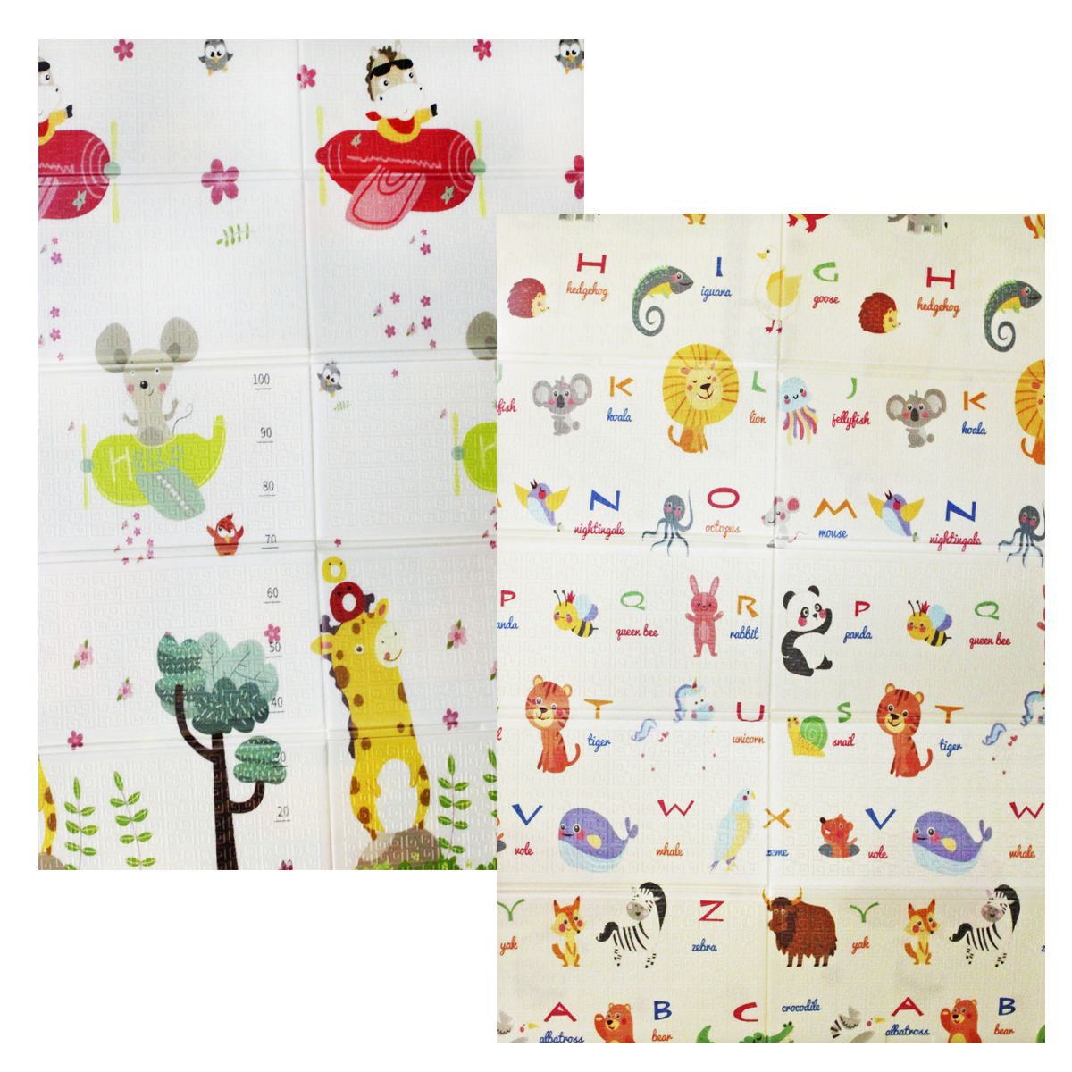 Двусторонний коврик "Животные", 180х120 см  фото 1