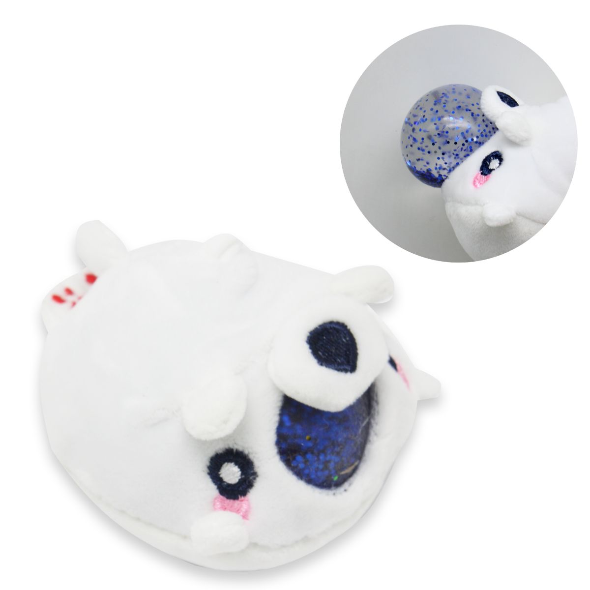 Плюшева іграшка-антистрес "Білий морський котик"