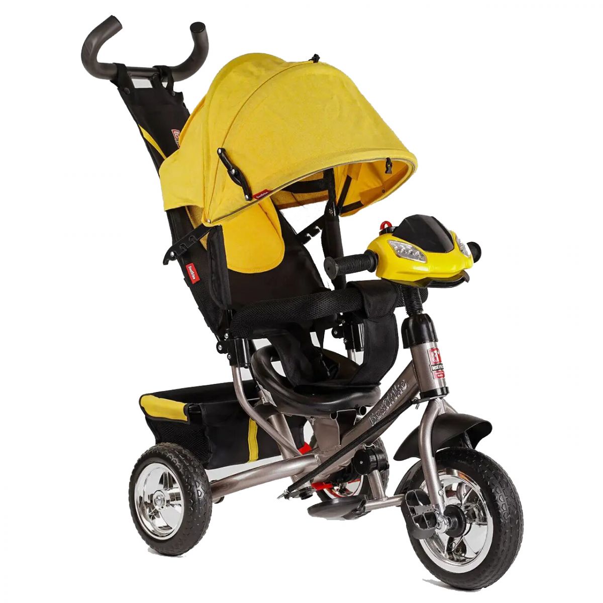 Велосипед 3-х колісний 6588 / 76-504 Best Trike (1) КОЛЕСО ПІНА, d=25см переднє, d=20см задні, фара музична USB, в коробці Велосипед 3-х колісний 6588 / 76-504 Best Trike (1) КОЛЕСО ПІНА, d=25см переднє, d=20см задні, фара музична USB, в коробці
