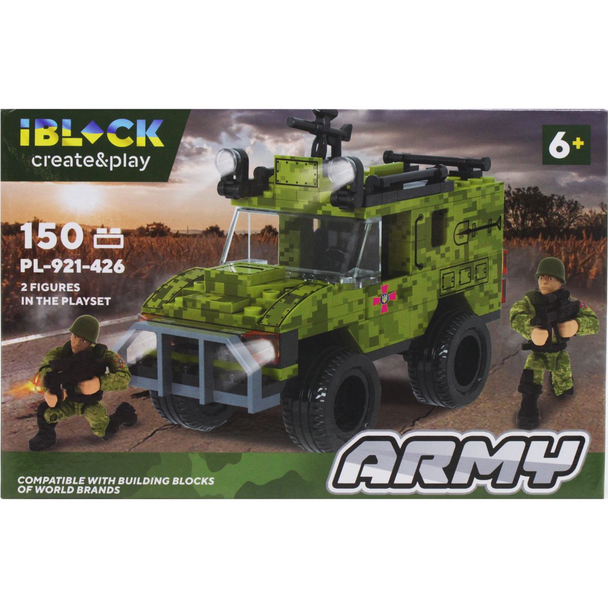 Конструктор "Army: Військовий Джип" (вид 3), 150 дет.