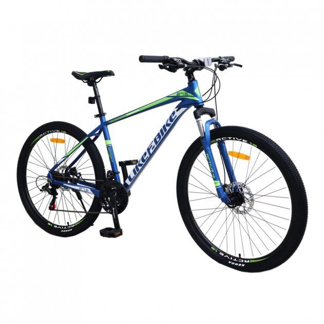 Велосипед дорослий LIKE2BIKE Active 27,5", синій