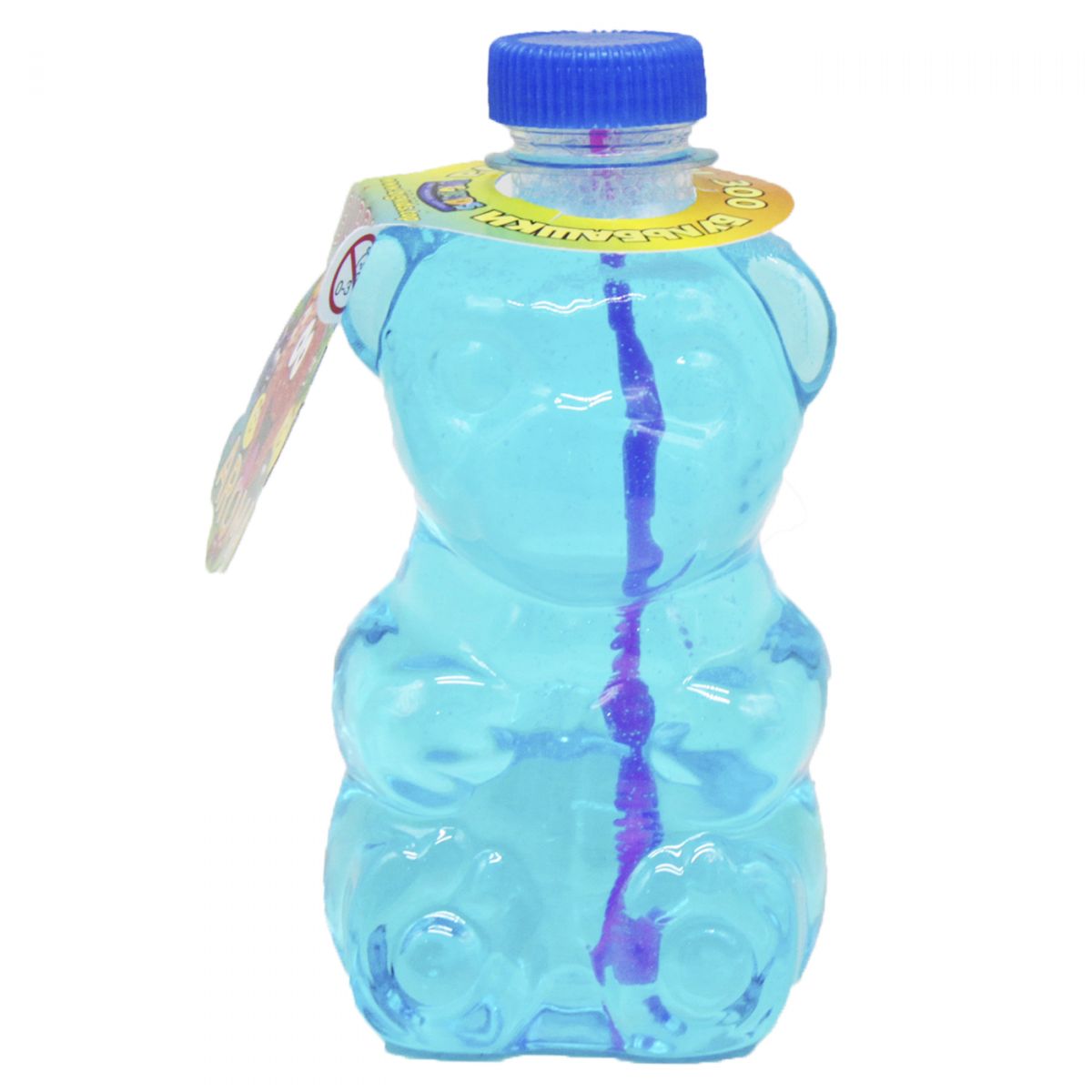 Мильні бульбашки "Ведмедик Aroma".  300 мл (блакитний)
