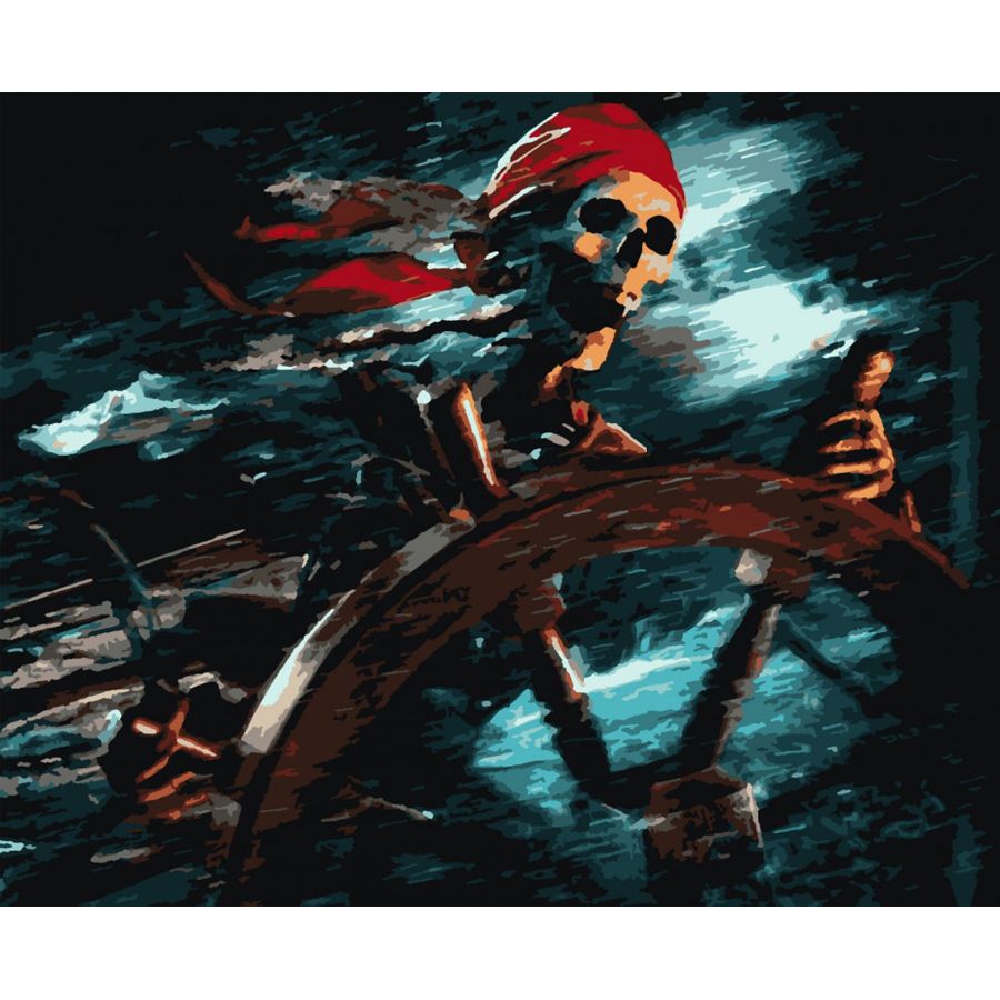 Картина по номерам "Пираты Карибского моря" ★★★★