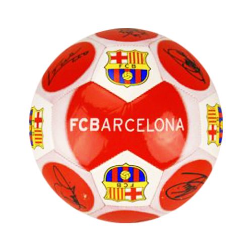 Мʼяч футбольний "Барселона" №5, червоний  фото 1