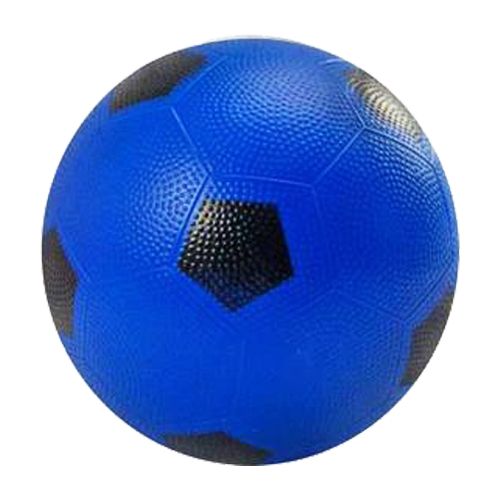 М`ячик дитячий "Футбол", гумовий (синій)