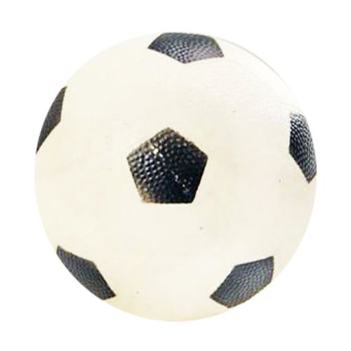 Мячик детский "Футбол", резиновый (белый)