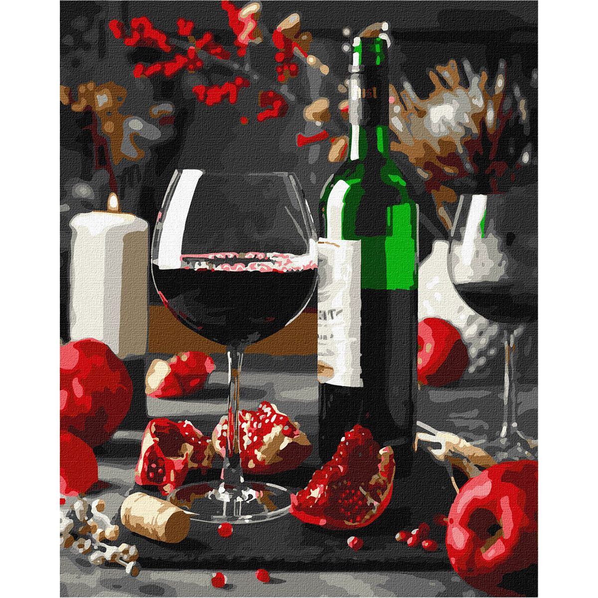 Картина за номерами "Гранатова насолода" ★★★★★  фото 1