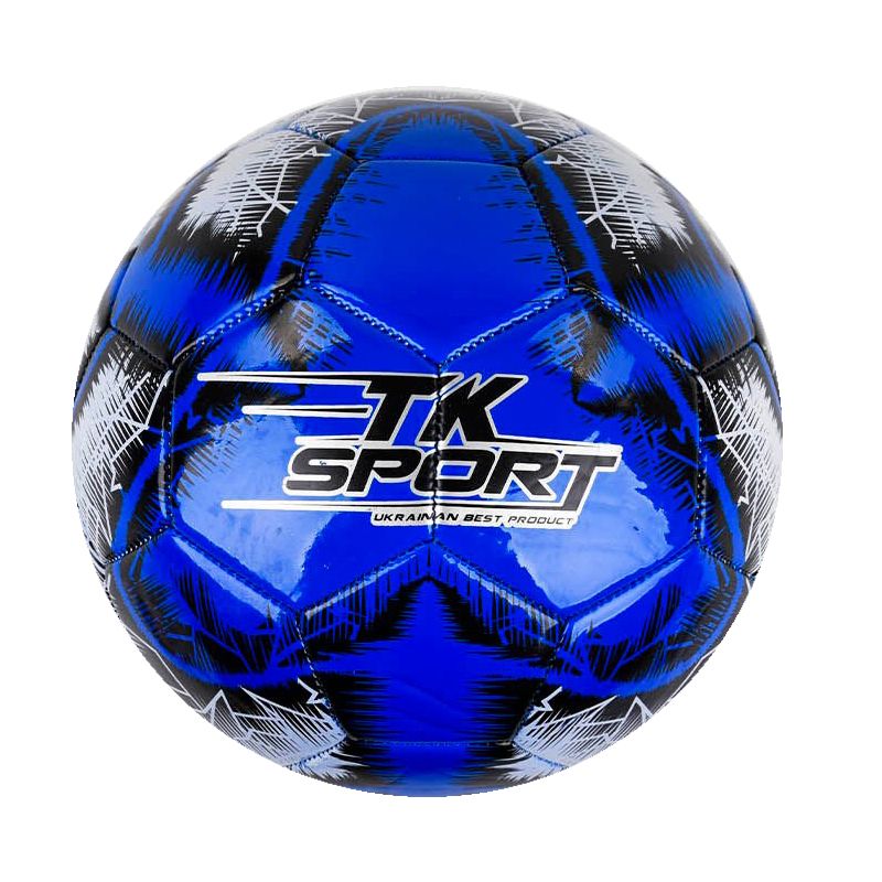 Мяч футбольный "TK Sport" №5, синий (TPE)
