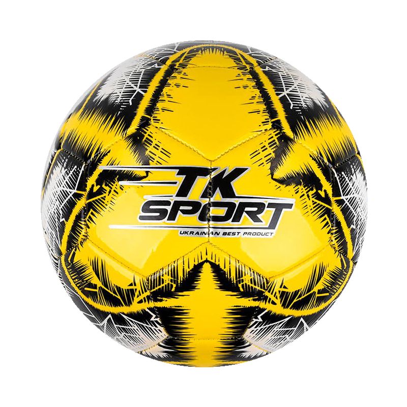 Мяч футбольный "TK Sport" №5, желтый (TPE)