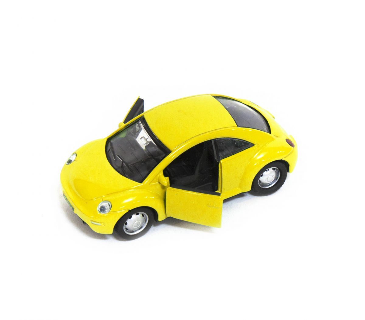 Уцінка.  Машина металева "Volkswagen Beetle" (жовта) - не працює звук та світло