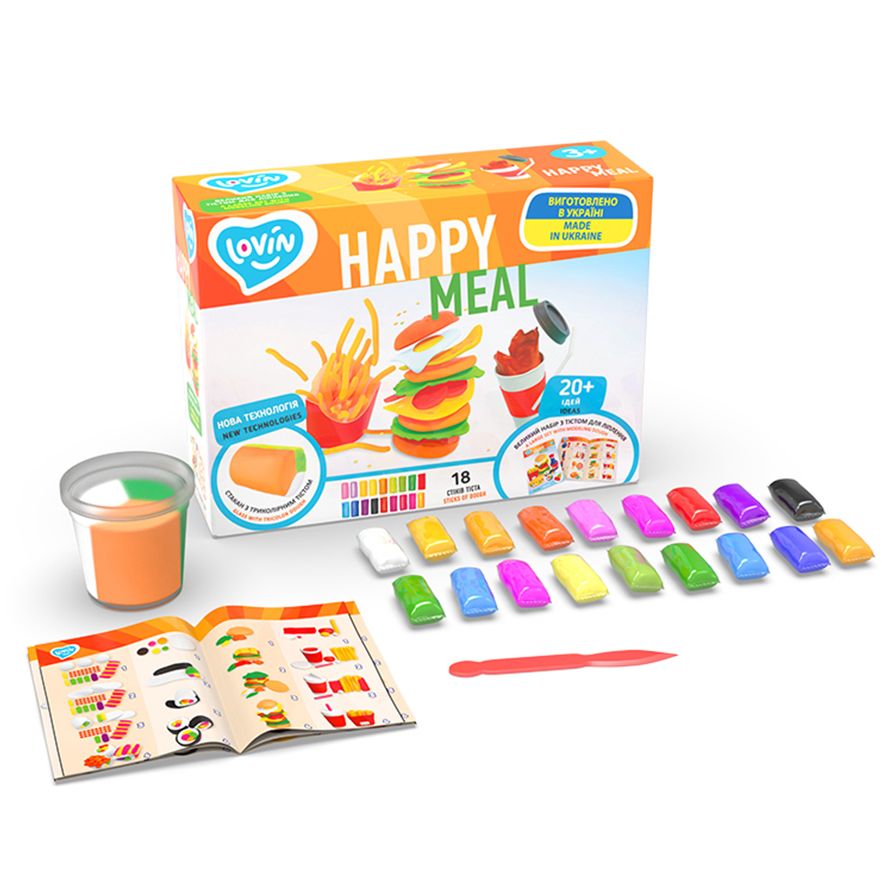 Набір з тістом для ліплення "Happy Meal"