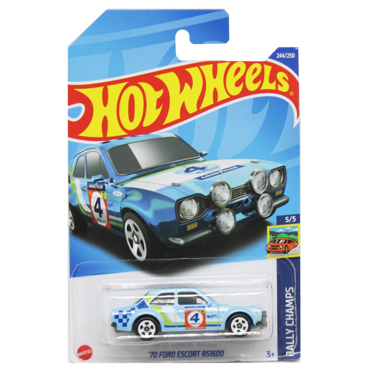 Машинка "Hot wheels: 70 FORD ESCORT" (оригінал)