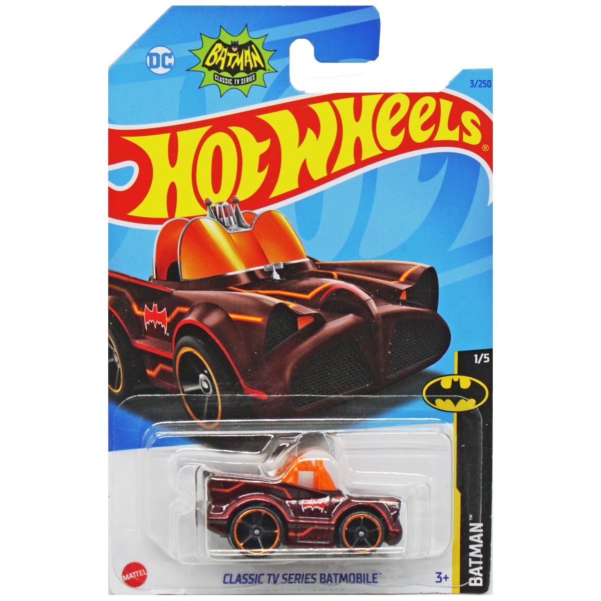 Машинка "Hot wheels: Classic TV Batmobile" (оригінал)