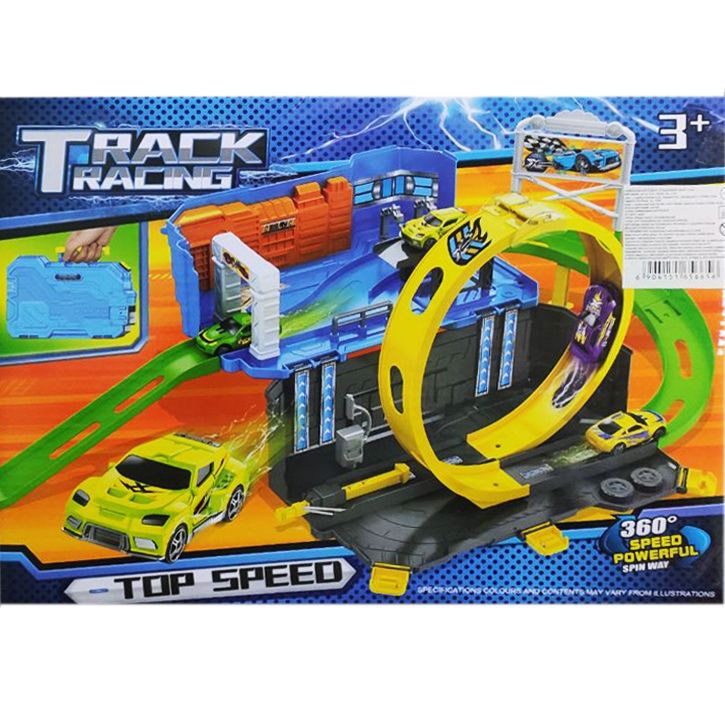 Трек-чемодан "Track Racing", с машинками